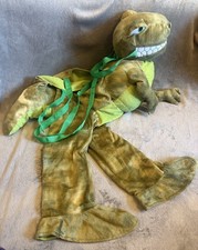 Kids Dinosaur Costume – Plush Dress-Up Outfit – Ages 3-7 – Full Dino Suit