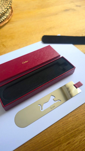 Cartier metal bookmark silver - cartier,