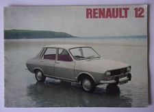 RENAULT 12 Range orig 1974 UK