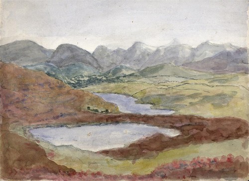 Scottish loch landscape - scottish,