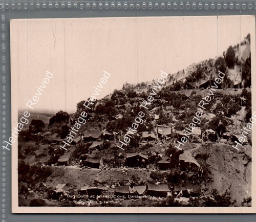 Vintage anzac cove dardanelles - anzac,