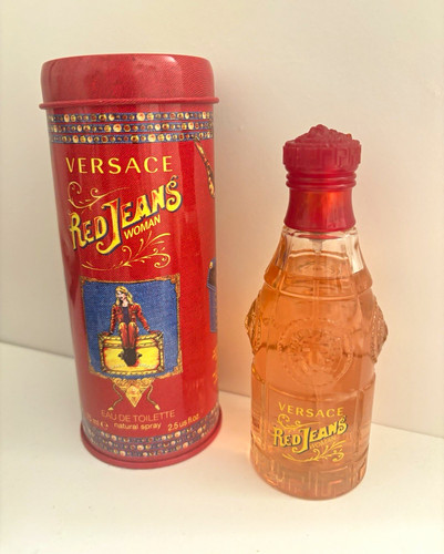 Versace red jeans - woman, eau