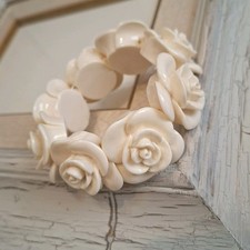 Vintage lucite cream rose - vintage,