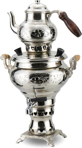 Handcrafted copper samovar - copper,