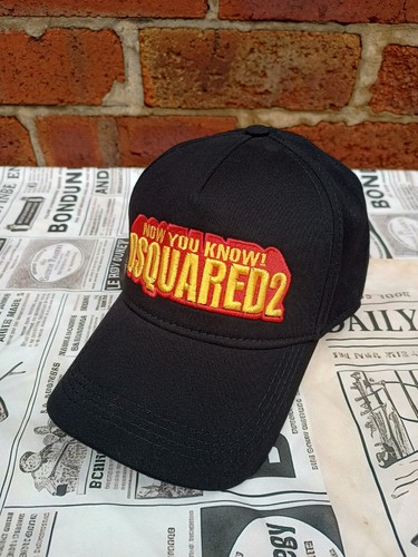 Dsquared2 black baseball cap - black,