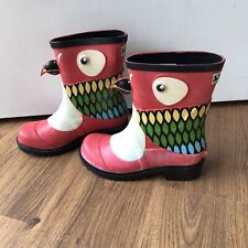 Ju Ju Kigu Wellingtons Boots UK Size 4 Colourful Parrot