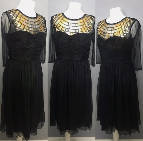 Twiggy black embellished - m&s,