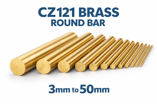 Cz121 brass round - brass, |