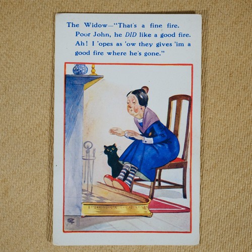 Original vintage postcard - original,