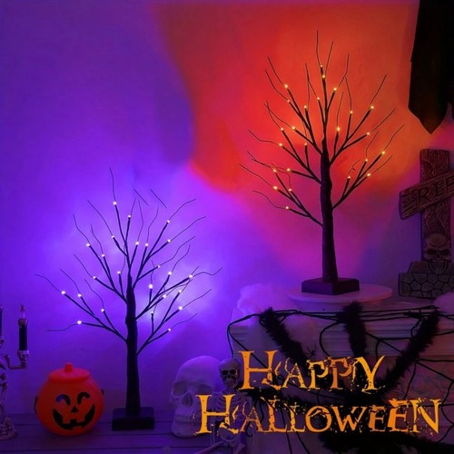1pc led halloween birch - led,