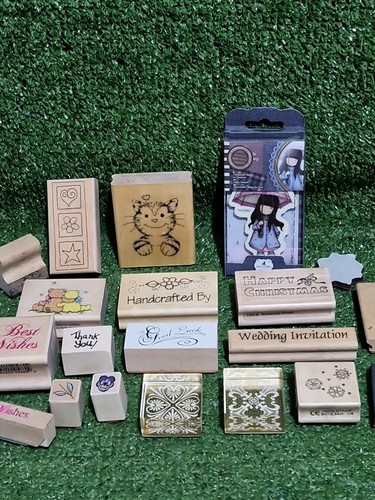 Wooden rubber block printing - rubber,