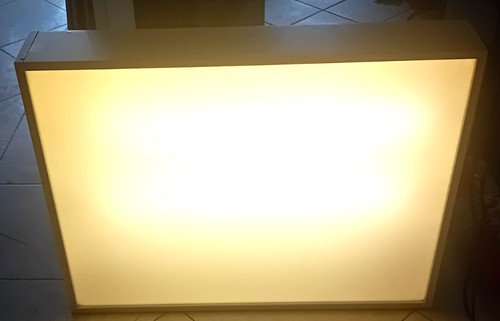 Vintage handmade light box - vintage,