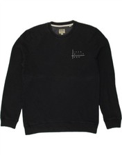 JACK WILLS Mens Sweatshirt Jumper Medium Navy Blue Cotton BO01