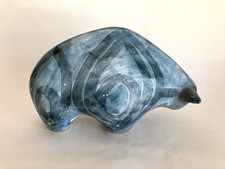 Rye Pottery Mid-Century Modern Stylised Bull Figure - David Sharp - c.1970's