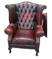 Oxblood Leather Chesterfield
