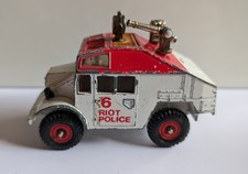 Corgi No.422 Riot Police Die-Cast Truck Quad Tractor Unboxed Red/White