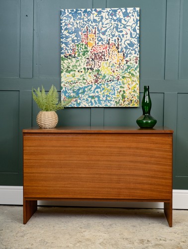 Mid century blanket - box, toy