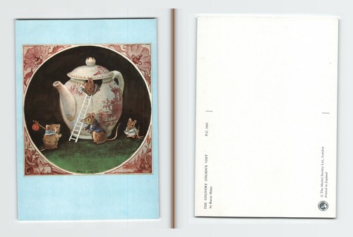 Vintage postcard racey helps - racey,