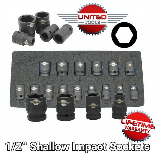 15pc inch drive impact - 1/2"inch,
