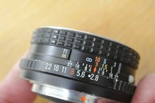 Vintage SMC Pentax-M 28mm F/2.8 Manual Focus Camera Lens