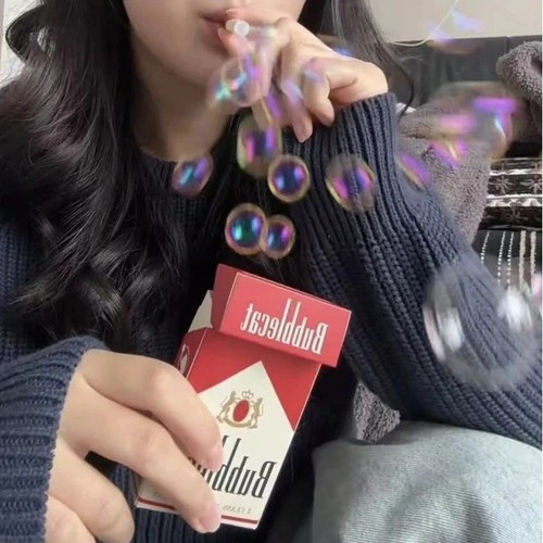 Funny cigarette box - funny, bubble