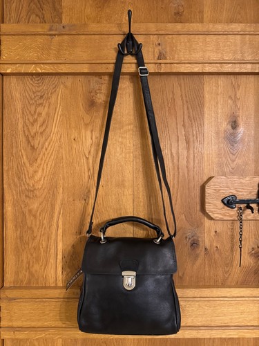 Black leather catwalk - leather,