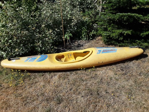 Kayak canoe used yellow - kayak,