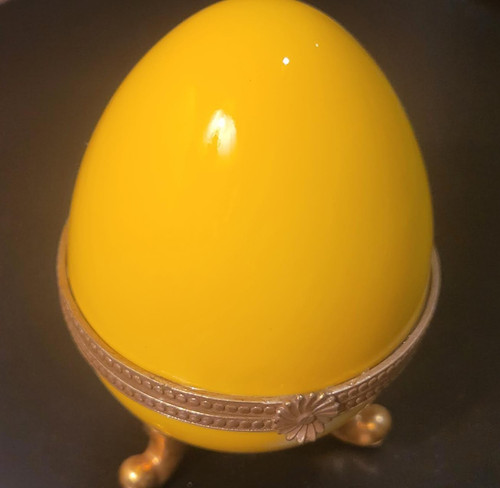 Yellow gold faberge trinket - gold,