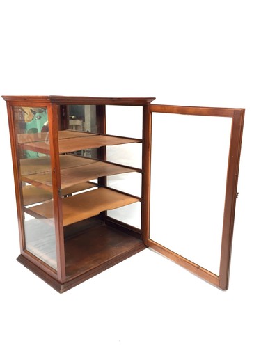 Antique wooden glass shop - wooden,