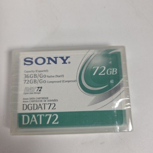 Sony dat72 dat data - sony, tape