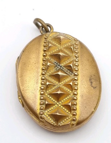 Etruscan revival locket - revival,