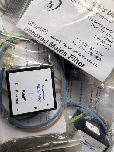 230v unboxed mains filter - 230v,