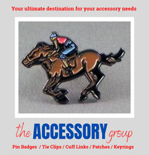 New horse and jockey racing