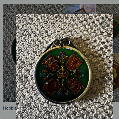 Enamelled silver elizabeth - enamelled,