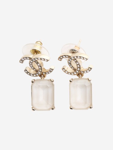 Chanel gold gemstone - cc,