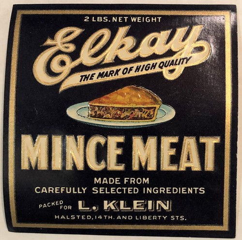 Elkay embossed mince meat - elkay,