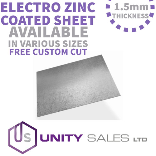 5mm electro zinc coated - 1.5mm,