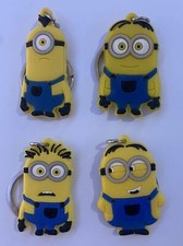 Despicable Me Minions Keyring Stuart Bob Kevin Gru Cartoon Key Chain Novelty