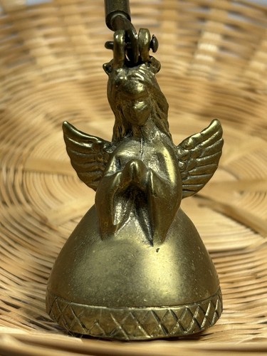 Brass angel candle snuffer