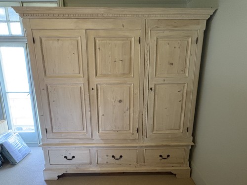 Triple wardrobe french style - wardrobe,