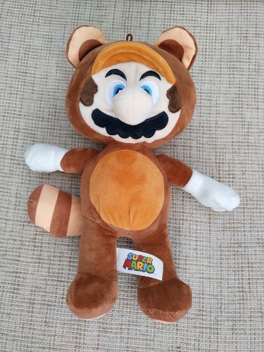 Tanooki super mario soft - mario, 30cm