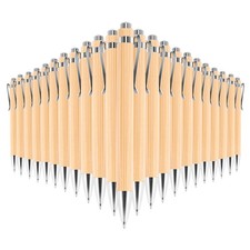 100 Pcs/Lot Bamboo Ballpoint