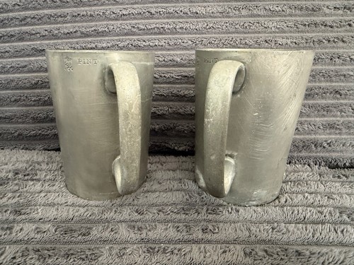 Pair vintage english pewter - vintage,