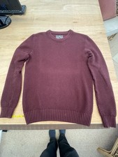 Men's Red Herring Maroon/Burgendy Jumper Sweatshirt