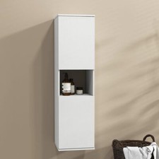 Bathroom Storage Cabinet Wall Mounted Cabinet Cupboard Tallboy with 5 Shelves