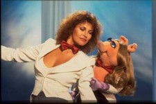 Raquel Welch with puppet