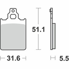 Galfer GF152 Pair Brake Pads