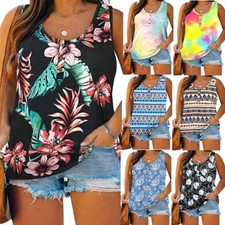 Womens Sleeveless Vest Tops