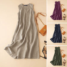 ZANZEA UK Women Cotton Linen