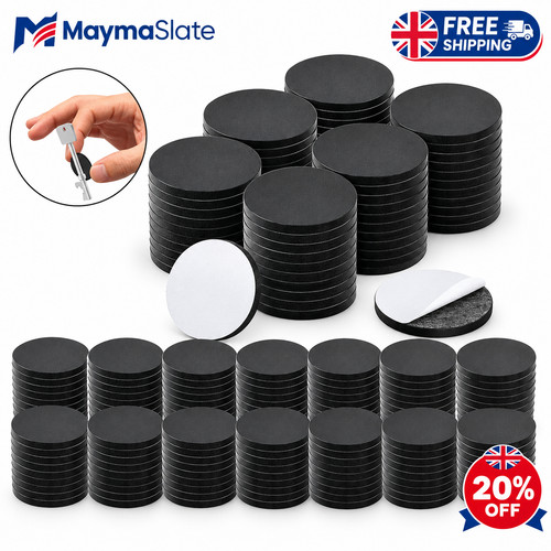 Self adhesive magnetic discs - self,